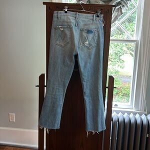 Mother, the hustler ankle fray, on the ropes, size 30